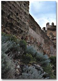 Bosa - castle walles